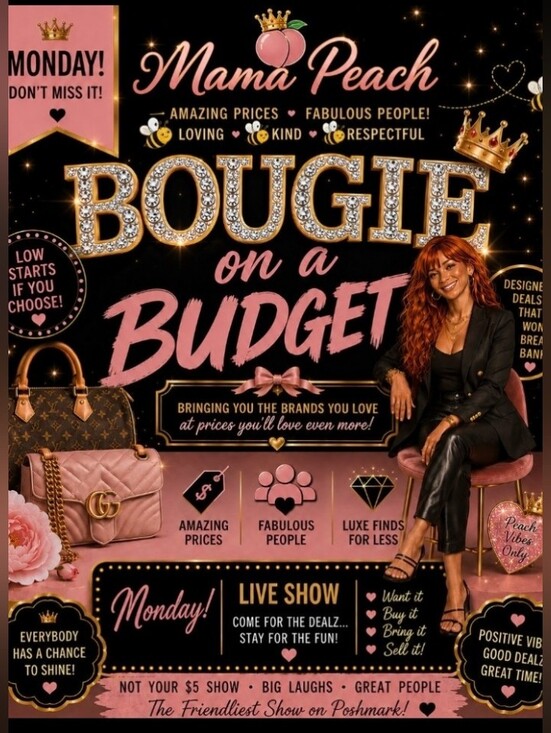 Handbags - 🍑 Bougie On A Budget 🎶 Share Show💕Add 2️⃣💃 Play  Family Feud & U Could Win!!